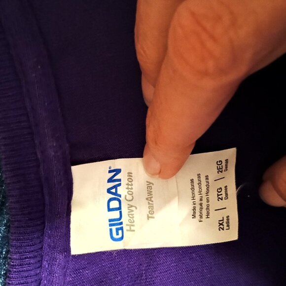 Gildan Custom Tshirt, Barbie Graphic, Purple, 2XL, New - Picture 4 of 4